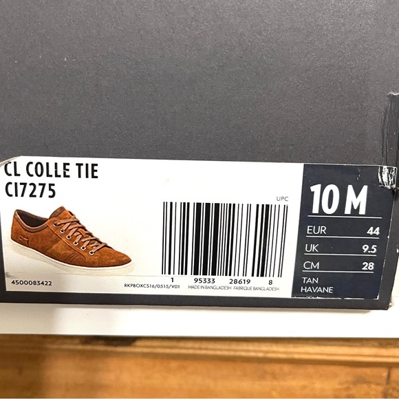 NEW MEN’S Rockport Collie Tie Sneakers / Shoes— Size 10 - Picture 7 of 9